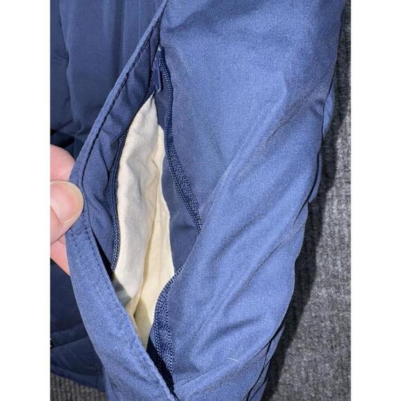 St. John's Bay Puffer Vest Men's L Navy Full Zip Quilted Lined Warm - Picture 4 of 15